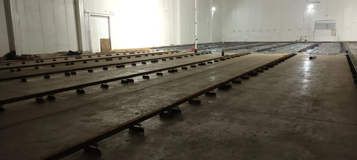 Koleje — dokončená instalace